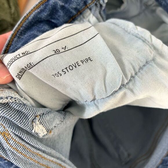 Re/done 70’s stovepipe denim jean size 28 - Picture 7 of 7